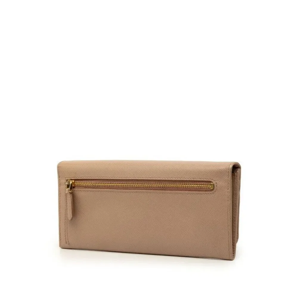 Prada Logo Ribbon Long Wallet